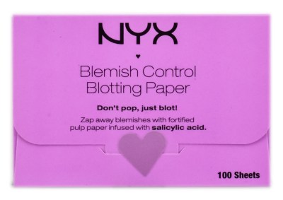 blotting sheets, control oil, control blemishes, NYX Blemish Control Blotting Sheets