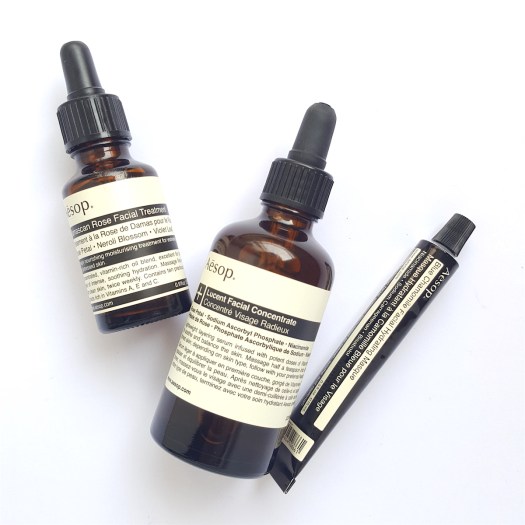 Aesop-Lucent-Facial-Concentrate, lightweight moisturiser, brightening moisturiser, best moisturiser, moisturiser with face oil, overnight face mask