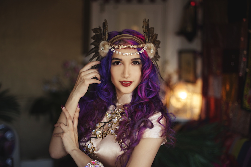 Sukki Singapora, burlesque artist, Singapore first burlesque artist, HASK hair ambassador, HASK hair care