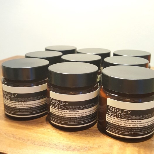 Aesop Parsley Seed Anti-oxidant Facial Hydrating Cream, antioxidant skincare, antioxidants, anti ageing skincare, younger skin, skincare