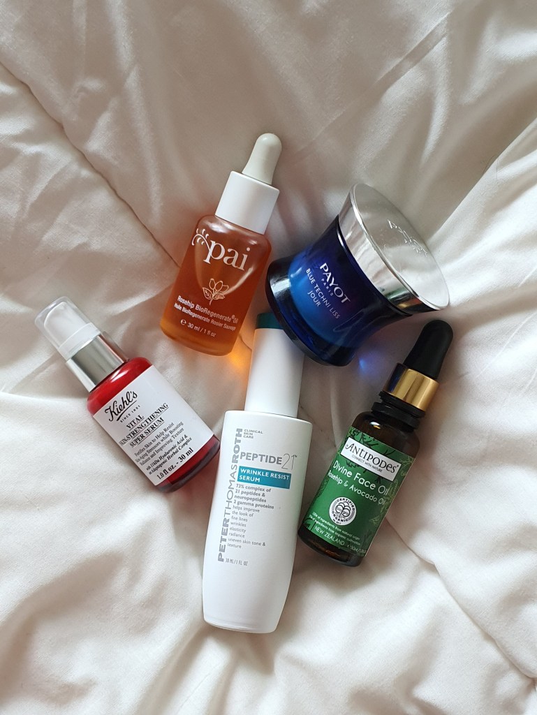 hydrating serum, antiageing serum, moisturiser, peptide serum, hyaluronic acid serum, face oil 