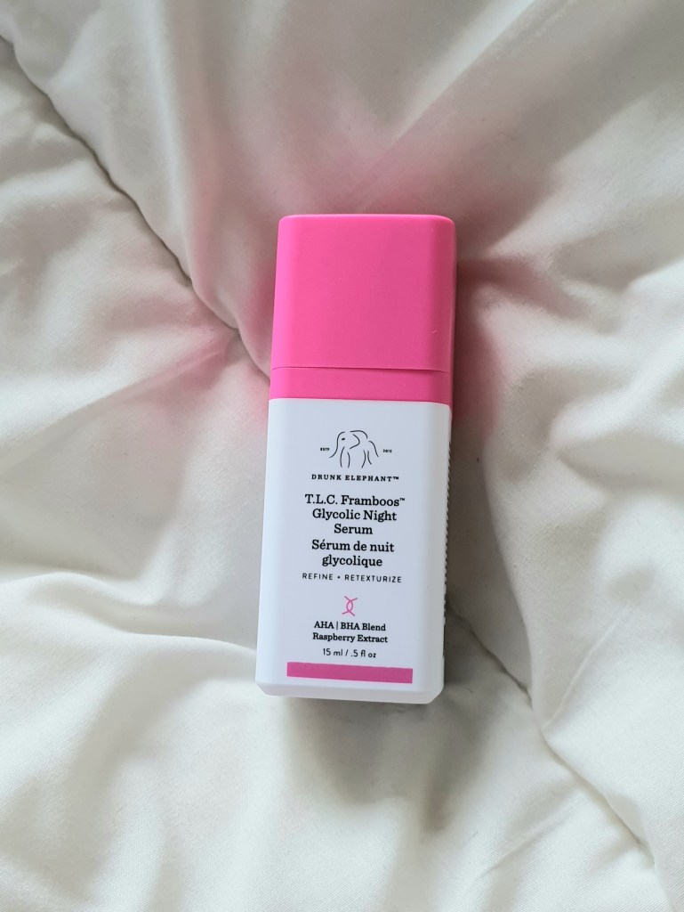 Drunk Elephant Glycolic acid serum, antiageing serum, acne serum 